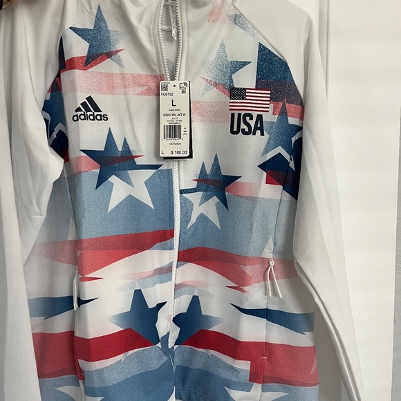 Adidas Women's USA Olympics Volleyball Warm Up Jacket - Picture 5 of 7